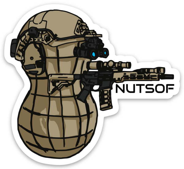 Nutsof sticker